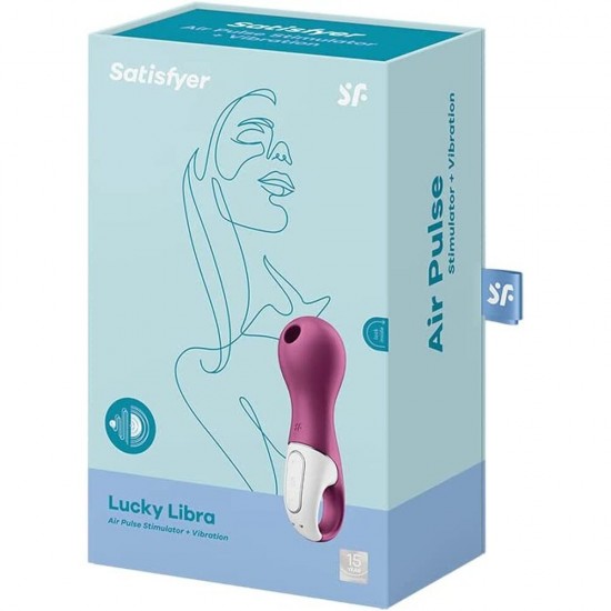 Satisfyer Lucky Libra Air Pulse Stim and Vibe Satisfyer Lucky Libra Air Pulse Stim and Vibe