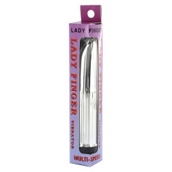 Lady Finger Mini Vibrator Silver Lady Finger Mini Vibrator Silver