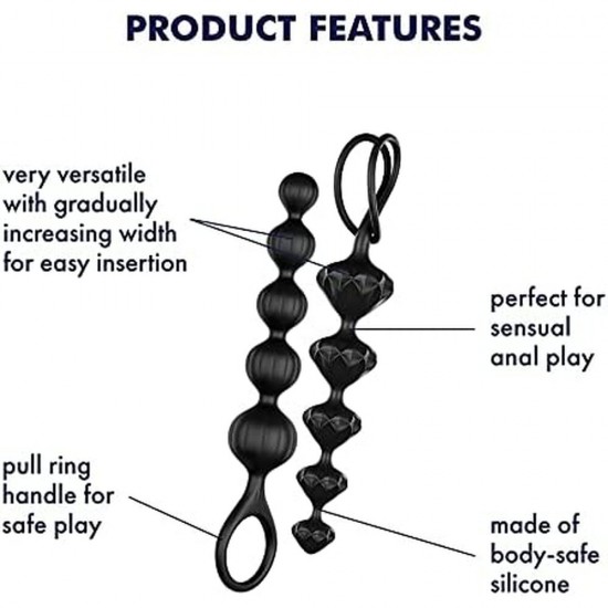 Satisfyer Set Of 2 Anal Beads Satisfyer Set Of 2 Anal Beads