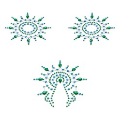 Petits Joujoux Gloria Nipple And Vagina Pasties Green Petits Joujoux Gloria Nipple And Vagina Pasties Green