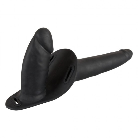 Black Double Dildo Strap On Black Double Dildo Strap On