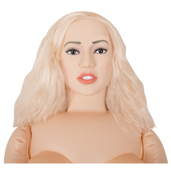 Juicy Jill Inflatable 3D Face Love Doll Juicy Jill Inflatable 3D Face Love Doll