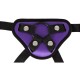 Purple And Black Universal Harness Strap On Purple And Black Universal Harness Strap On