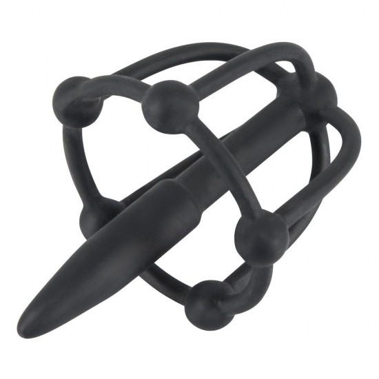 Silicone Penis Plug WIth Glans Cage Silicone Penis Plug WIth Glans Cage