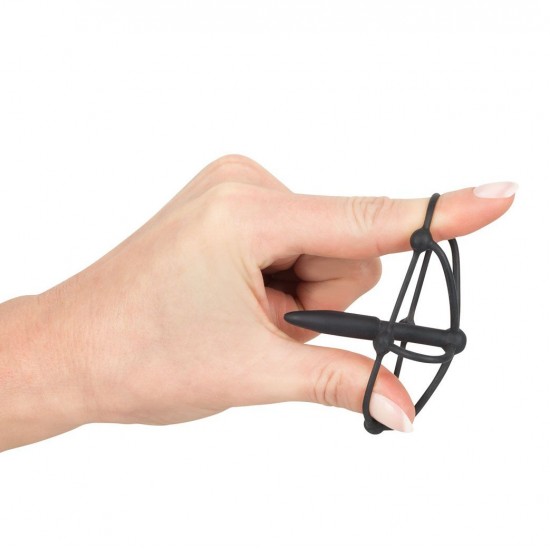 Silicone Penis Plug WIth Glans Cage Silicone Penis Plug WIth Glans Cage