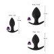 Black Velvet Silicone Three Piece Anal Training Set Black Velvet Silicone Three Piece Anal Training Set