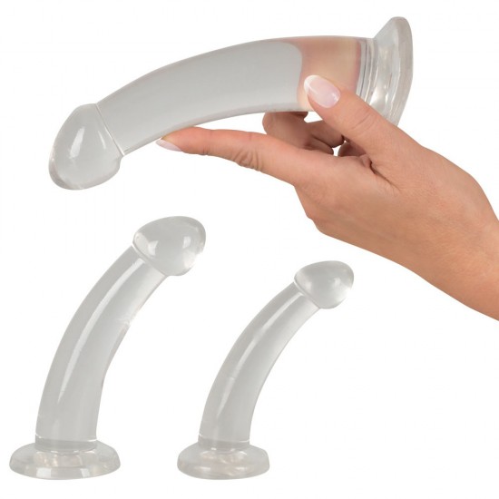 Three Piece Crystal Clear Anal Training Set Three Piece Crystal Clear Anal Training Set