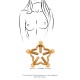 Bad Kitty Golden Flower Nipple Jewellery Bad Kitty Golden Flower Nipple Jewellery