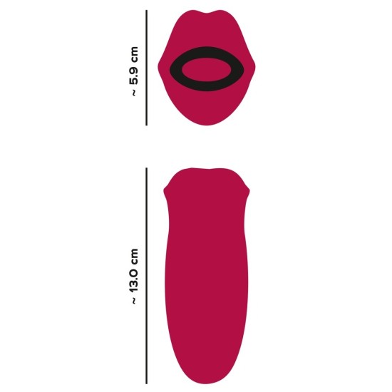 Oral Fun Moving Lips Tongue Vibrator Oral Fun Moving Lips Tongue Vibrator