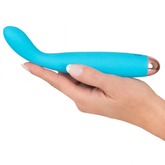 Cuties Silk Touch Rechargeable Mini Vibrator Blue Cuties Silk Touch Rechargeable Mini Vibrator Blue
