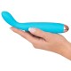Cuties Silk Touch Rechargeable Mini Vibrator Blue Cuties Silk Touch Rechargeable Mini Vibrator Blue