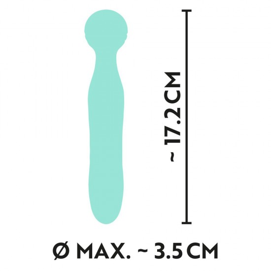 Cuties Silk Touch Rechargeable Mini Vibrator Green Cuties Silk Touch Rechargeable Mini Vibrator Green