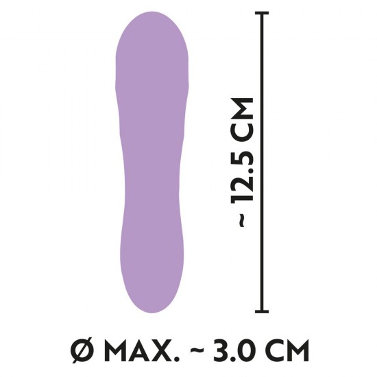Cuties Silk Touch Rechargeable Mini Vibrator Purple Cuties Silk Touch Rechargeable Mini Vibrator Purple