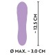 Cuties Silk Touch Rechargeable Mini Vibrator Purple Cuties Silk Touch Rechargeable Mini Vibrator Purple
