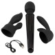 Super Strong Wand Vibrator With 2 Attachments Super Strong Wand Vibrator With 2 Attachments