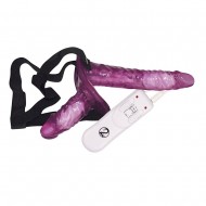 Duo Vibrating Strap On Vibrating Dongs Duo Vibrating Strap On Vibrating Dongs
