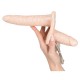 Vibrating Flesh Strap On Duo Vibrating Dongs Vibrating Flesh Strap On Duo Vibrating Dongs