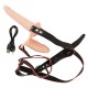 Soft Touch Silicone Rechargeable Vibrating Double Strap On Soft Touch Silicone Rechargeable Vibrating Double Strap On