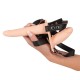 Soft Touch Silicone Rechargeable Vibrating Double Strap On Soft Touch Silicone Rechargeable Vibrating Double Strap On