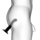 Strap On Me Prostate and G Spot Curved Dildo Medium Black Strap On Me Prostate and G Spot Curved Dildo Medium Black