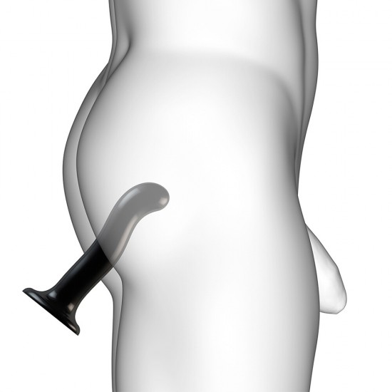 Strap On Me Prostate and G Spot Curved Dildo Small Black Strap On Me Prostate and G Spot Curved Dildo Small Black