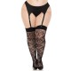 Leg Avenue Wild Rose Net Thigh Highs UK 14 to 18 Leg Avenue Wild Rose Net Thigh Highs UK 14 to 18
