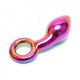 Sensual Multi Coloured Glass Kaleigh Dildo Sensual Multi Coloured Glass Kaleigh Dildo