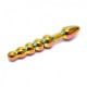 Sensual Multi Coloured Glass Laila Anal Probe Sensual Multi Coloured Glass Laila Anal Probe