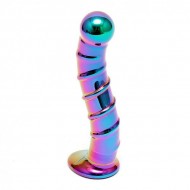 Sensual Multi Coloured Glass Nikita Dildo Sensual Multi Coloured Glass Nikita Dildo