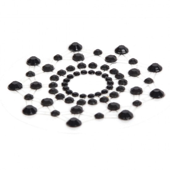 Bijoux Indiscrets Mimi Rhinestone Pasties Black Bijoux Indiscrets Mimi Rhinestone Pasties Black