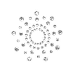 Bijoux Indiscrets Mimi Rhinestone Pasties Silver Bijoux Indiscrets Mimi Rhinestone Pasties Silver