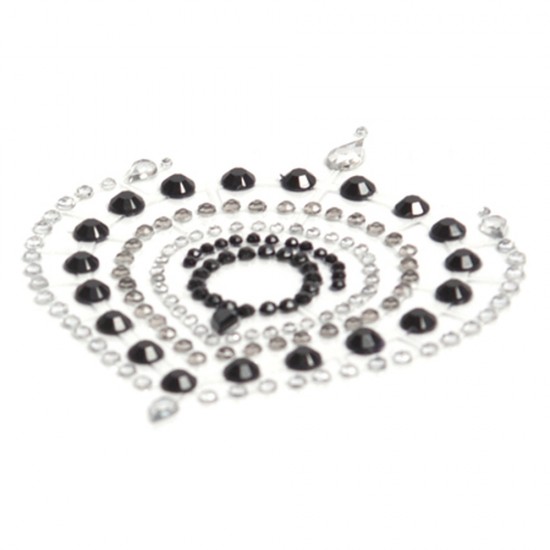 Bijoux Indiscrets Flamboyant Rhinestone Jewellery Black Silver Bijoux Indiscrets Flamboyant Rhinestone Jewellery Black Silver