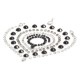 Bijoux Indiscrets Flamboyant Rhinestone Jewellery Black Silver Bijoux Indiscrets Flamboyant Rhinestone Jewellery Black Silver