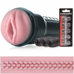 Fleshlight Vibro Pink Lady Touch Masturbator Fleshlight Vibro Pink Lady Touch Masturbator