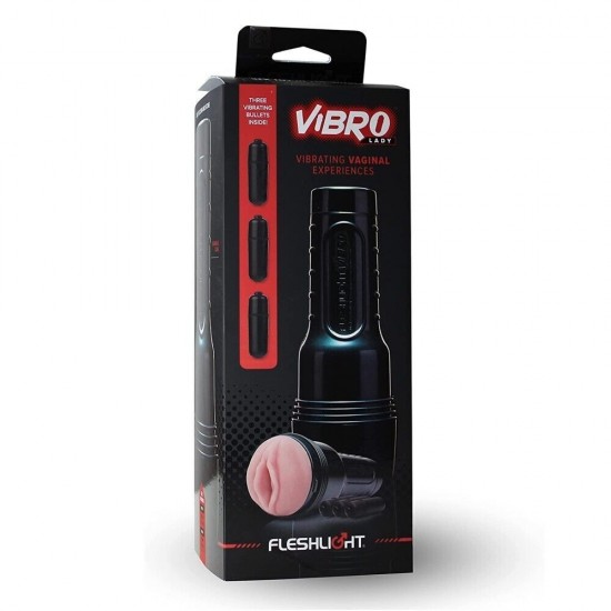 Fleshlight Vibro Pink Lady Touch Masturbator Fleshlight Vibro Pink Lady Touch Masturbator