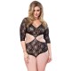 Leg Avenue Cut Out Floral Lace Teddy UK 14 to 18 Leg Avenue Cut Out Floral Lace Teddy UK 14 to 18