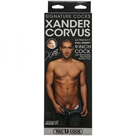 VacULock Xander Corvus 9 Inch Cock Dildo VacULock Xander Corvus 9 Inch Cock Dildo