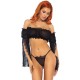 Leg Avenue Mesh Bandeau and GString UK 6 to 12 Leg Avenue Mesh Bandeau and GString UK 6 to 12