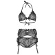 Leg Avenue Bra Top Panty and Garterbelt Leg Avenue Bra Top Panty and Garterbelt