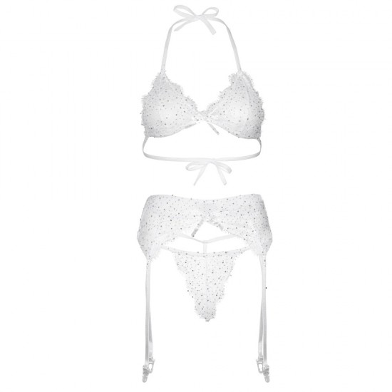 Leg Avenue Bra Top Garterbelt and GString Leg Avenue Bra Top Garterbelt and GString