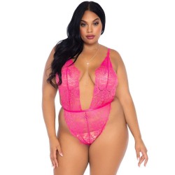 Leg Avenue Floral Lace Teddy and Robe Set Leg Avenue Floral Lace Teddy and Robe Set