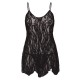 Leg Avenue Rose Lace Flair Chemise Black UK 14 to 18 Leg Avenue Rose Lace Flair Chemise Black UK 14 to 18