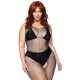 Leg Avenue Crystalized Net Bodystocking Plus Size UK 14 to 18 Leg Avenue Crystalized Net Bodystocking Plus Size UK 14 to 18