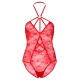Leg Avenue Teddy with Keyhole Red Leg Avenue Teddy with Keyhole Red