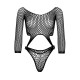 Leg Avenue Top Bodysuit with Thong Black UK 6 to 12 Leg Avenue Top Bodysuit with Thong Black UK 6 to 12