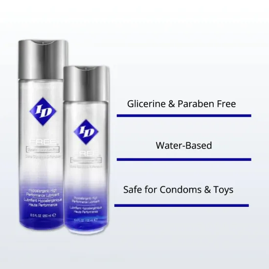 ID FREE Water-Based Hypoallergenic 4.4 floz ID FREE Water-Based Hypoallergenic 4.4 floz