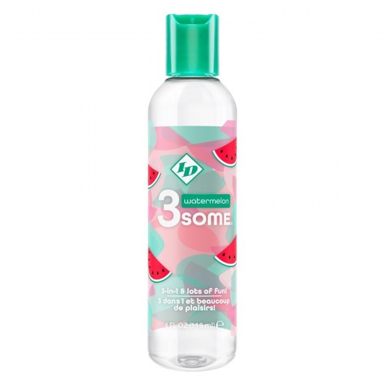 ID 3some Watermelon 3 In 1 Lubricant 118ml ID 3some Watermelon 3 In 1 Lubricant 118ml