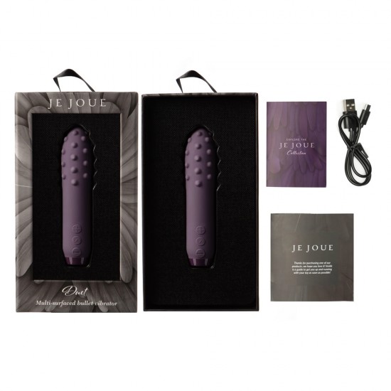 Je Joue Duet Multi Surfaced Bullet Vibrator Purple Je Joue Duet Multi Surfaced Bullet Vibrator Purple