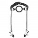 Mutiny Silicone O Ring Gag Plus Nipple Clamps Mutiny Silicone O Ring Gag Plus Nipple Clamps