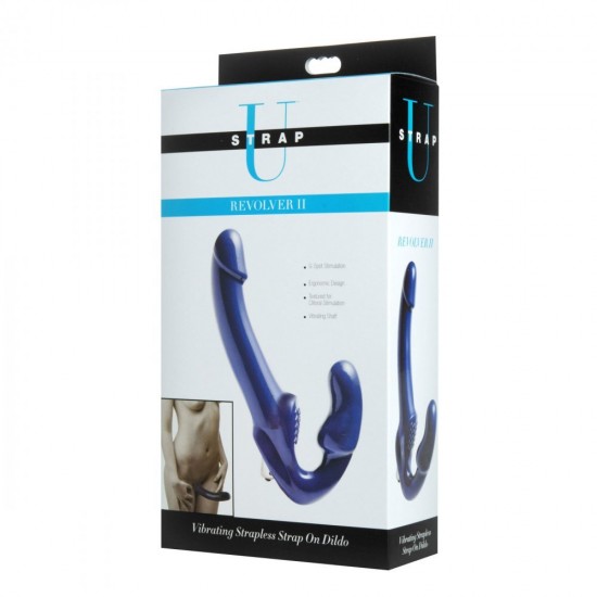 XR Revolver II Vibrating Strapless Strap On Dildo XR Revolver II Vibrating Strapless Strap On Dildo